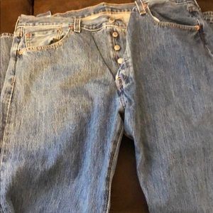 Levi 501 38/34 worn twice straight leg.
